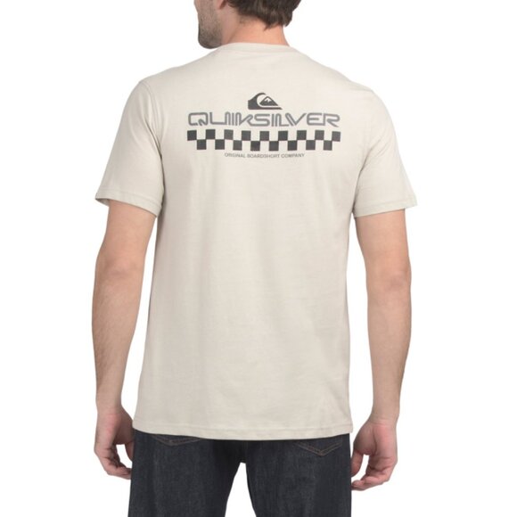 QUIKSILVER Moonstruck Checkered Logo Tee - Picture 1 of 2